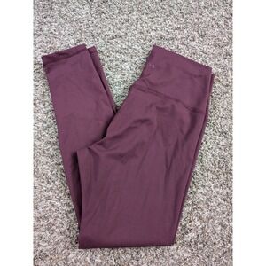 Ethos Leggings Yoga Athleisure Plum Purple Size‎ Large Short